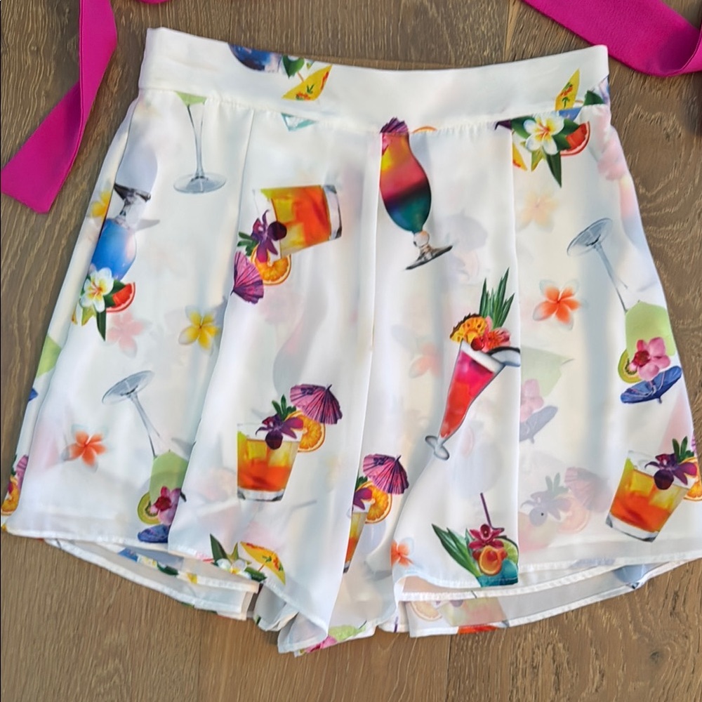 Show Me Your MuMu High Waist White Shorts